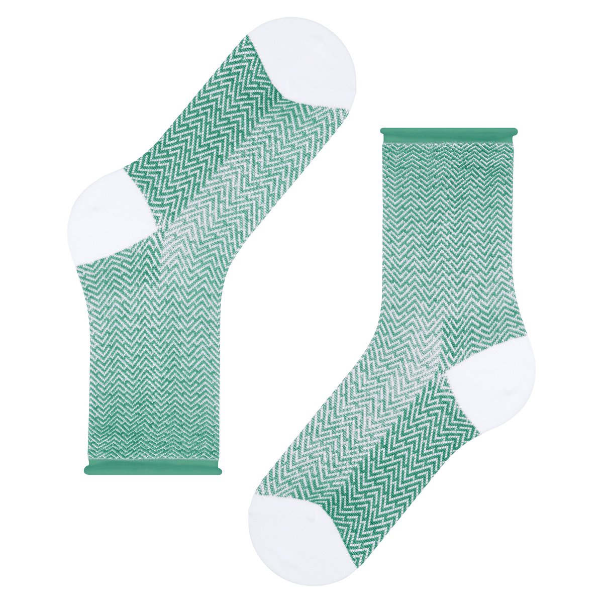 Chaussettes Clean Break vert-bleu, FALKE