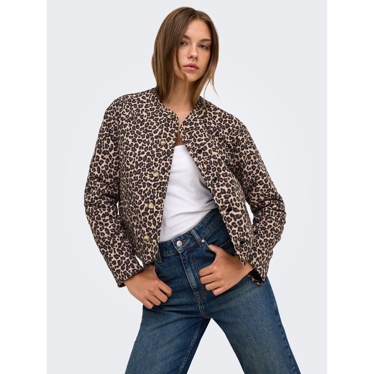 Manteau En Peluche black, ONLY