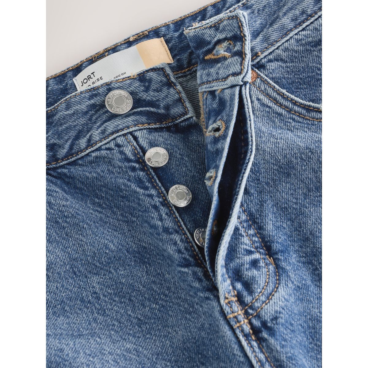 Jort en jean bleu moyen, NEXT