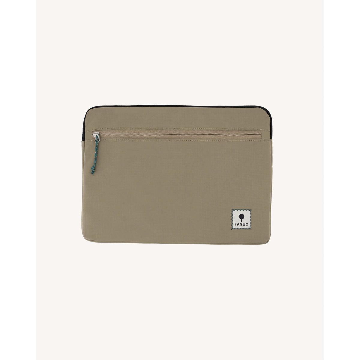 Housse d'ordinateur cuir SLEEVE beige clair, FAGUO