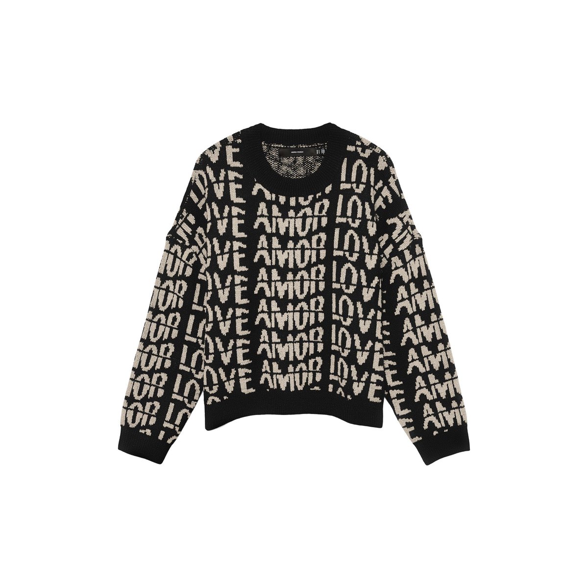 Pull En Maille black 1, VERO MODA