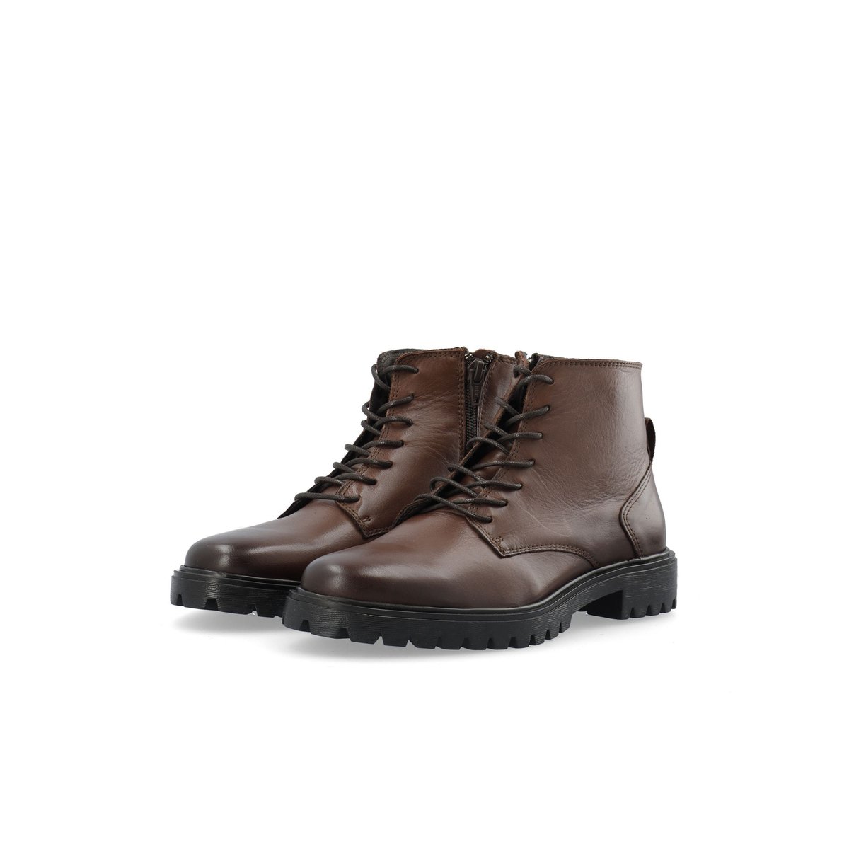 Bottes À Lacets brown, BIANCO
