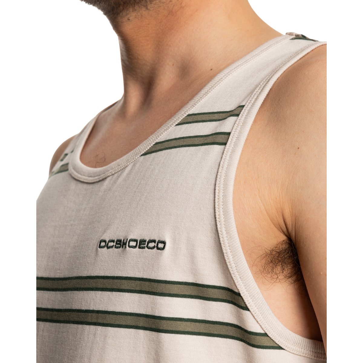 Débardeur PORTSIDE STRIPE. marron moon beam portside stripe, DC SHOES
