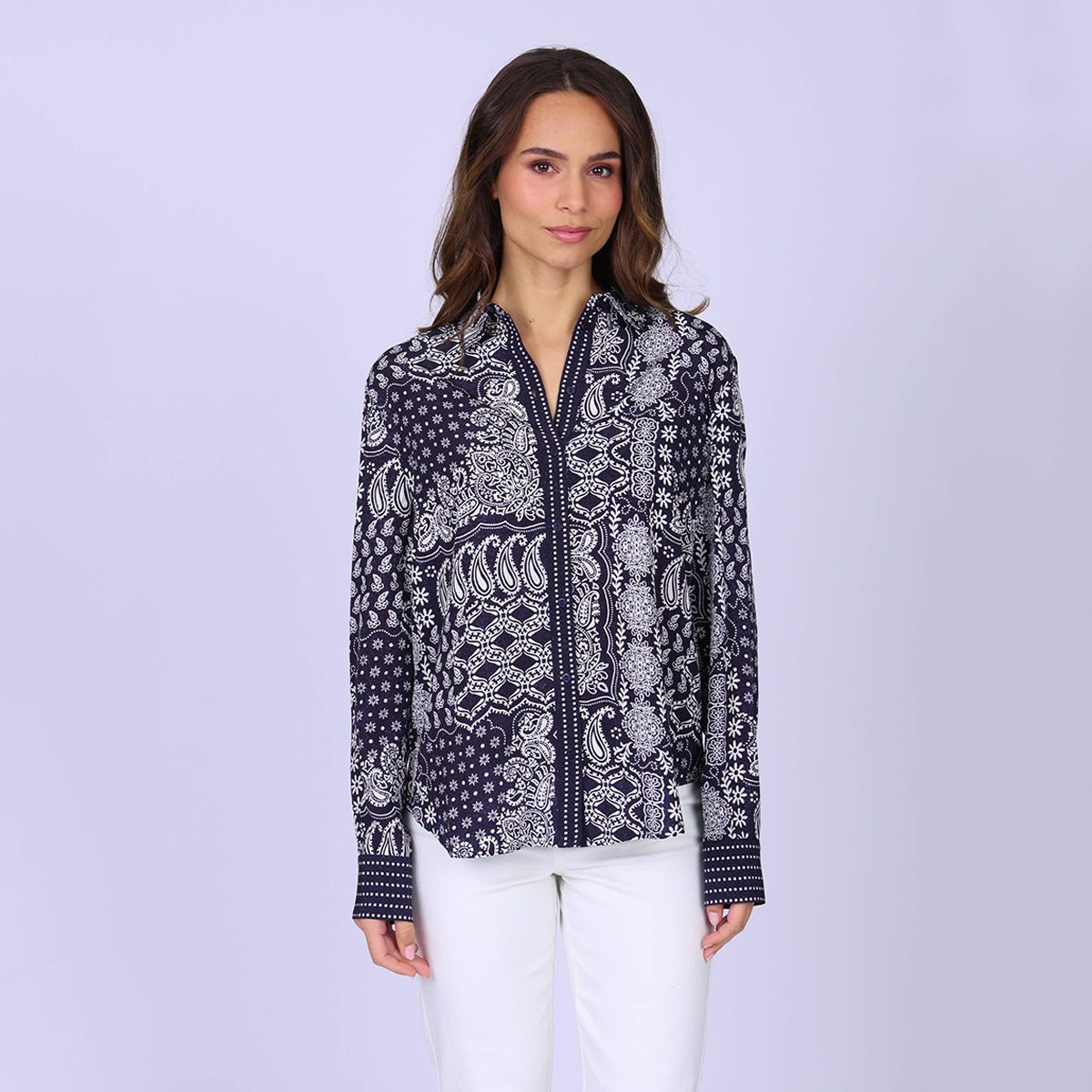 Chemise bandana Gwelda bleu, MISE AU GREEN