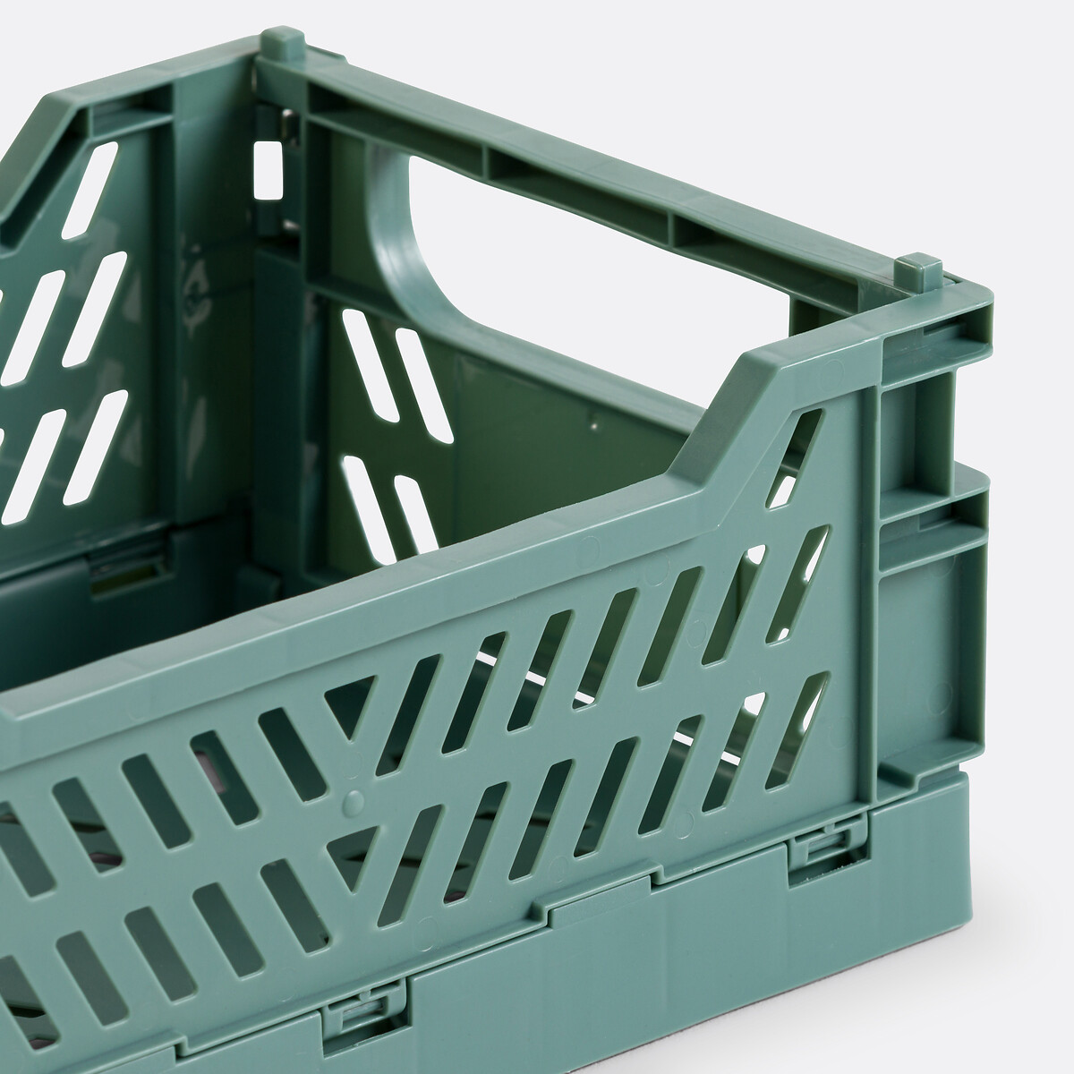 Baule/contenitore pieghevole 25,5x16,5 cm, Cageta salvia, LA REDOUTE INTERIEURS