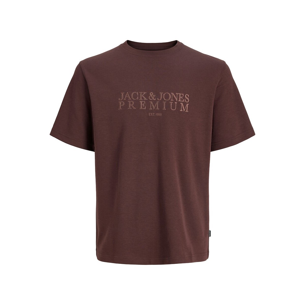 T-shirt manches courtes chocolat, JACK & JONES