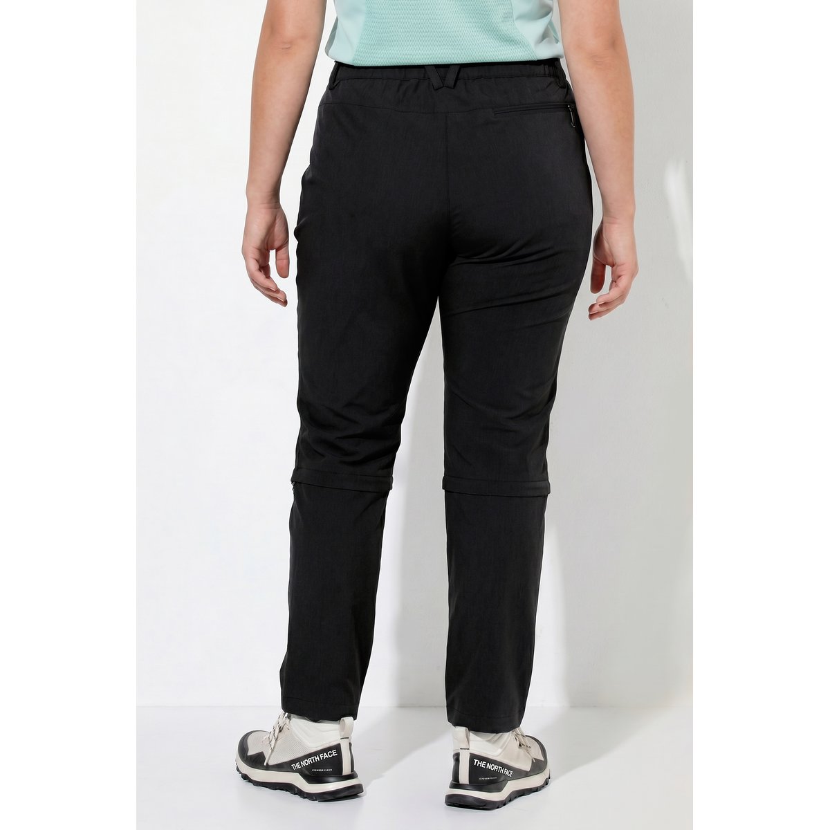 Pantalon technique, bas de jambe amovible noir, ULLA POPKEN