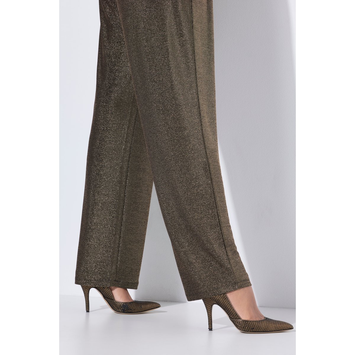 Pantalon à sequins Rose or, ULLA POPKEN