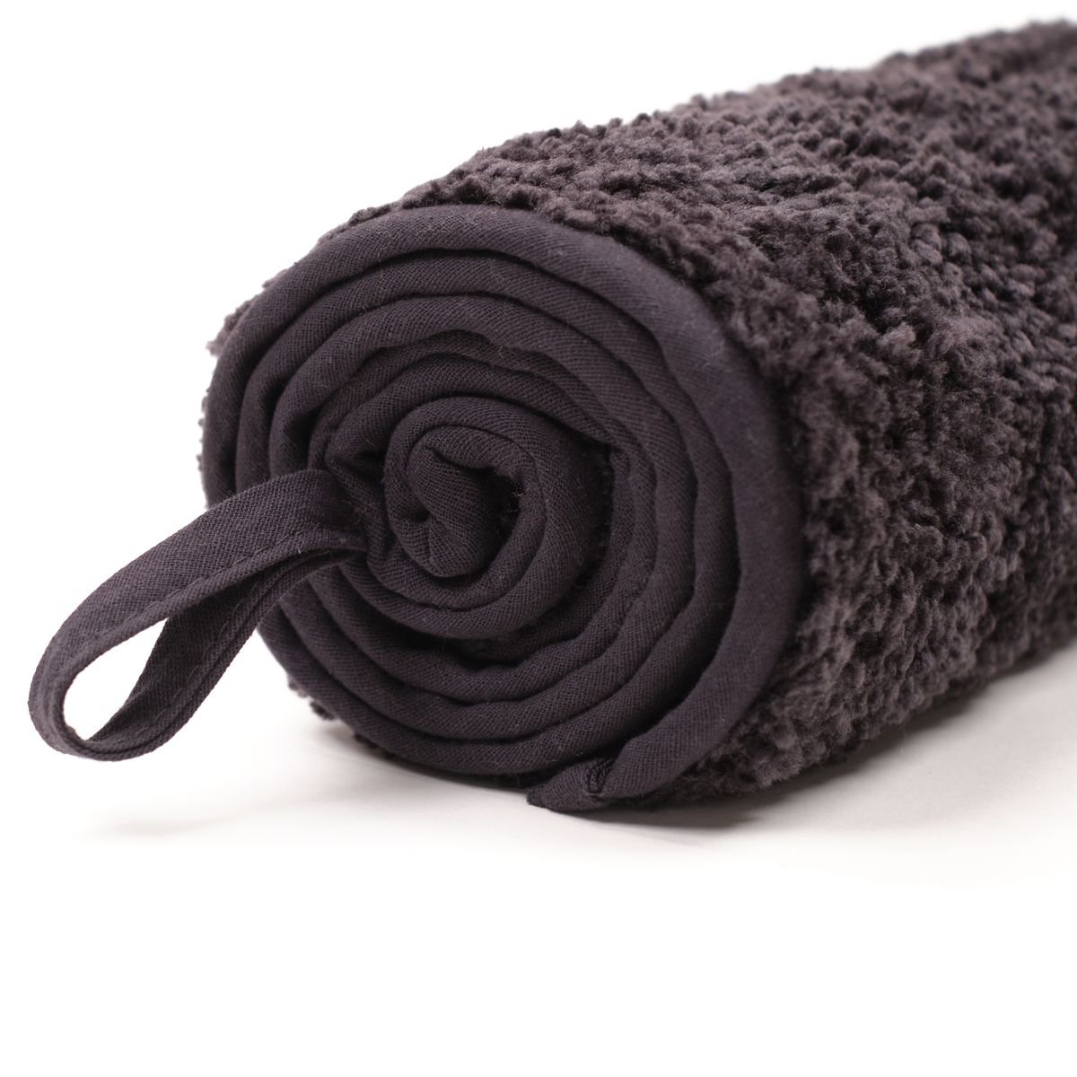 Tapis tufté uni PERMANENT gris anthracite, TODAY