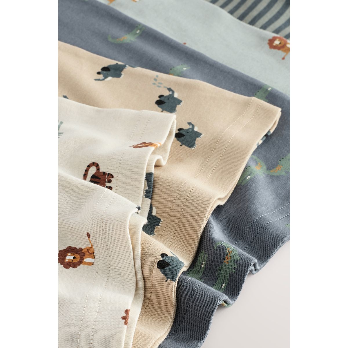 Débardeur en coton, lot de 5 mini safari print, NEXT