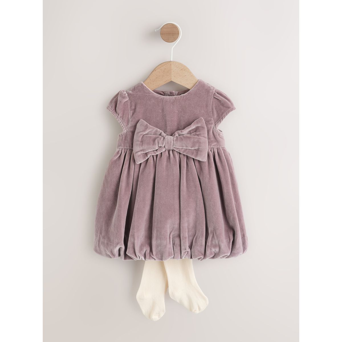 Robe bouffante et collants bébé, 2 pièces violet, NEXT