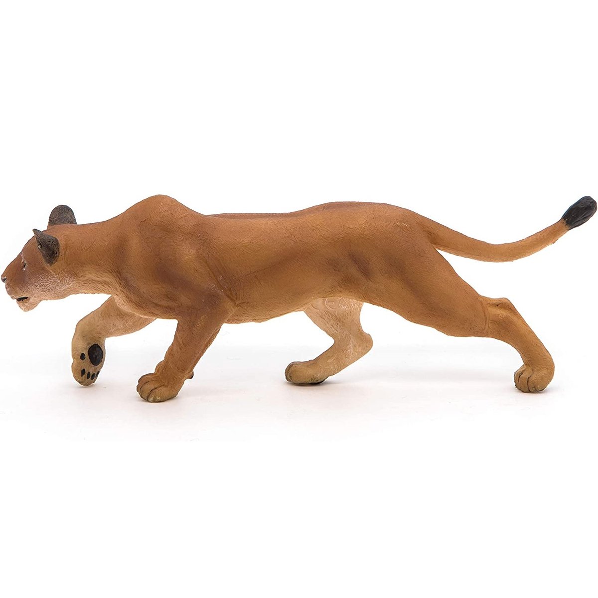 Figurine Lionne chassant marron, PAPO
