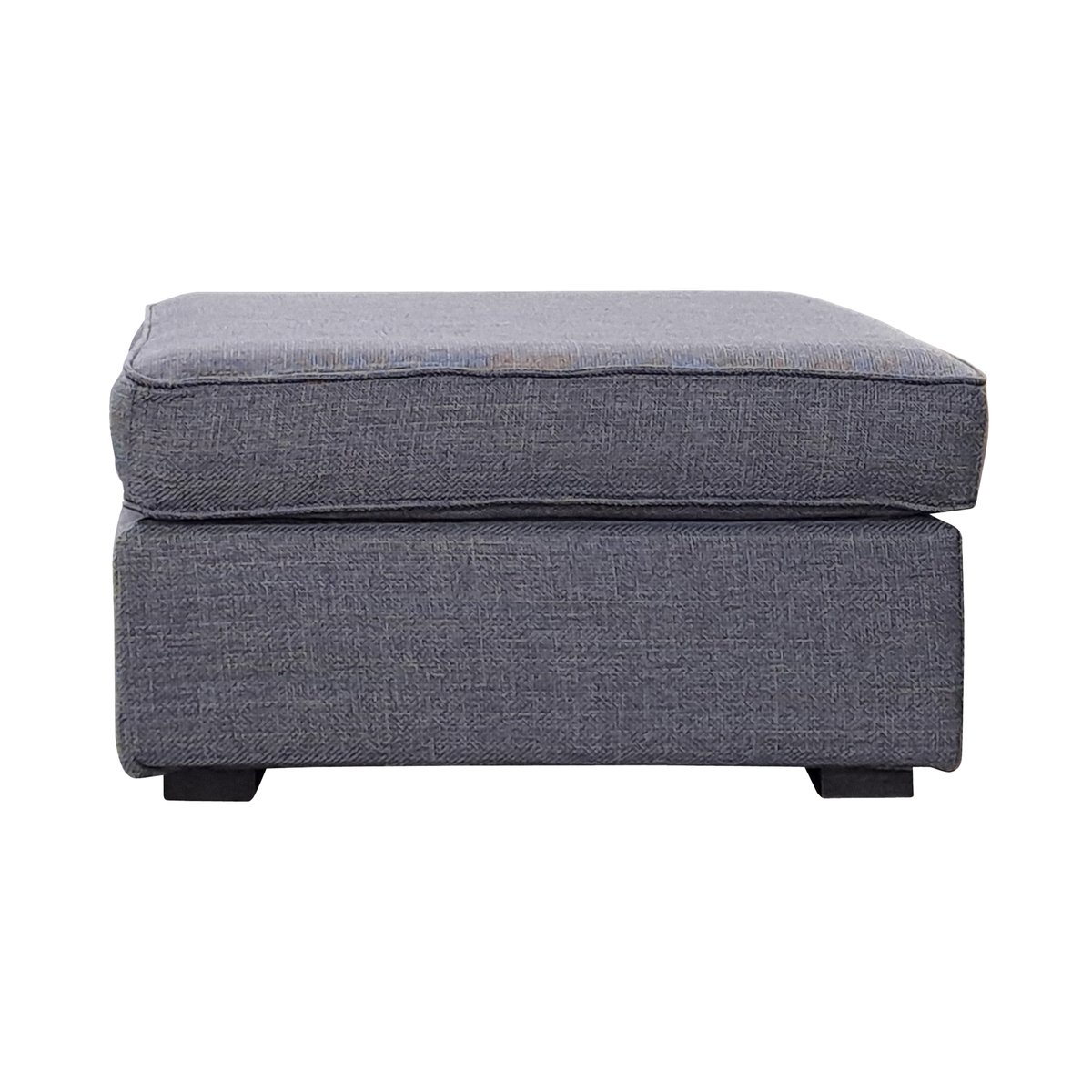 Pouf tissu déhoussable - MARBELLA gris, CAMIF