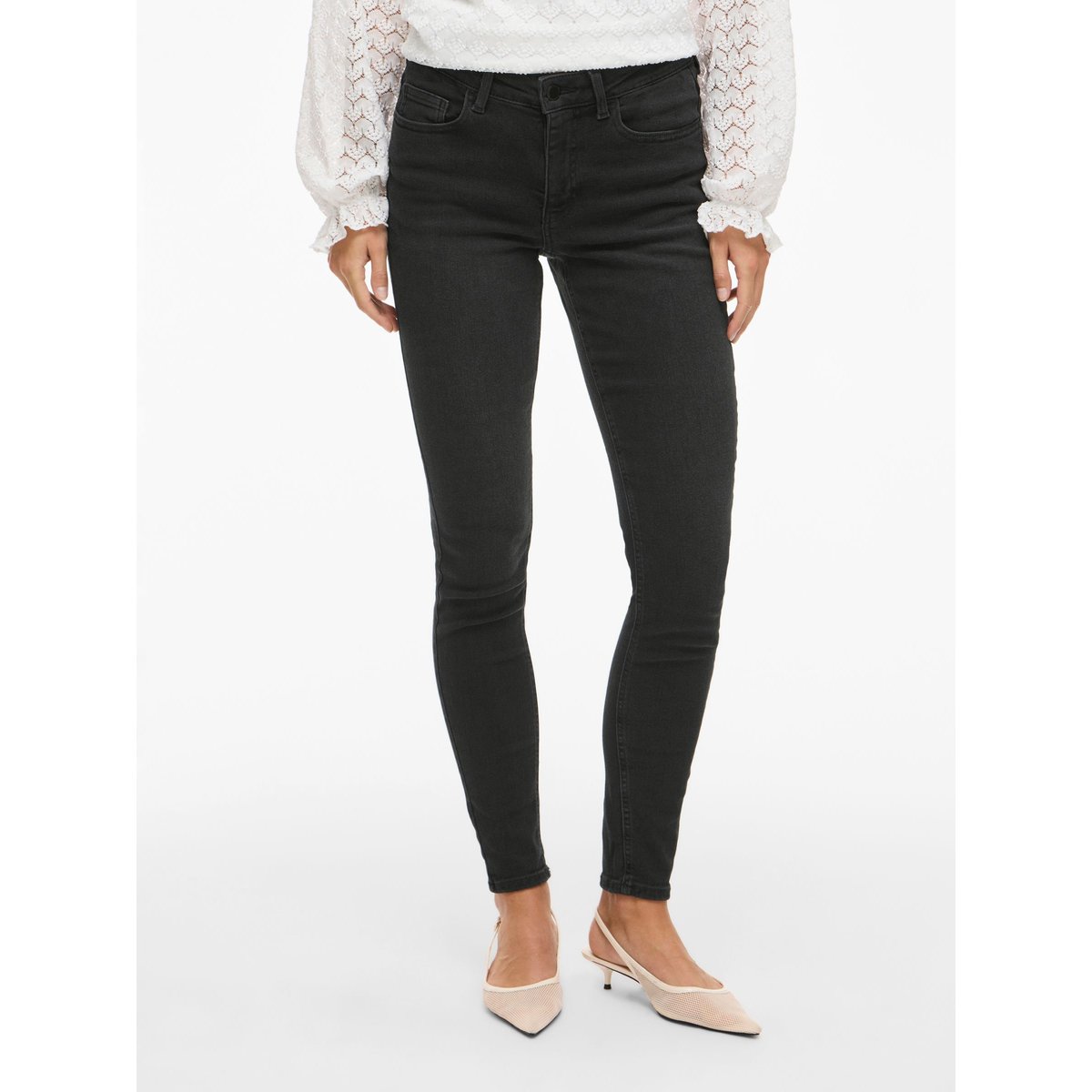 Jean Skinny black denim, VILA