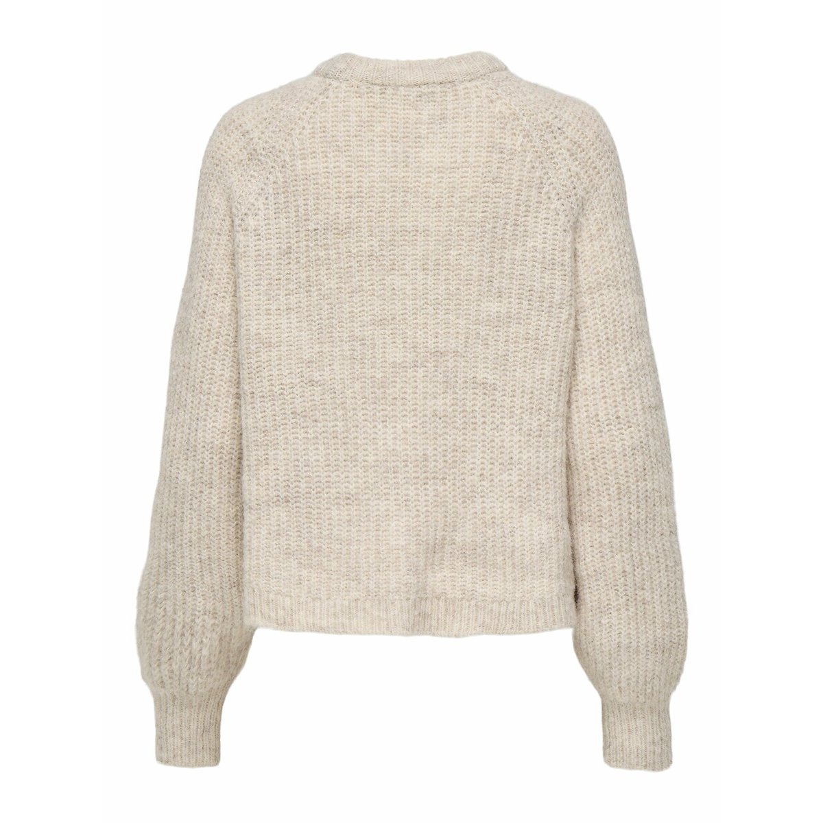Maglione girocollo maniche lunghe ecru , ONLY