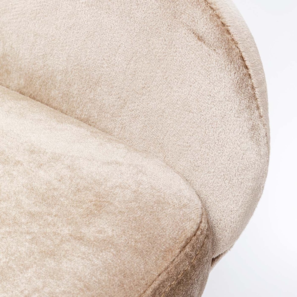 Chaise XL en velours, EAST SIDE beige, KARE DESIGN
