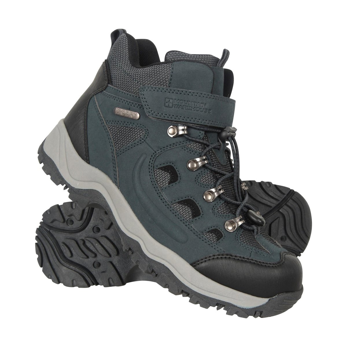Bottines de marche imperméables ADVENTURER ADAPTIVE bleu marine / noir, MOUNTAIN WAREHOUSE