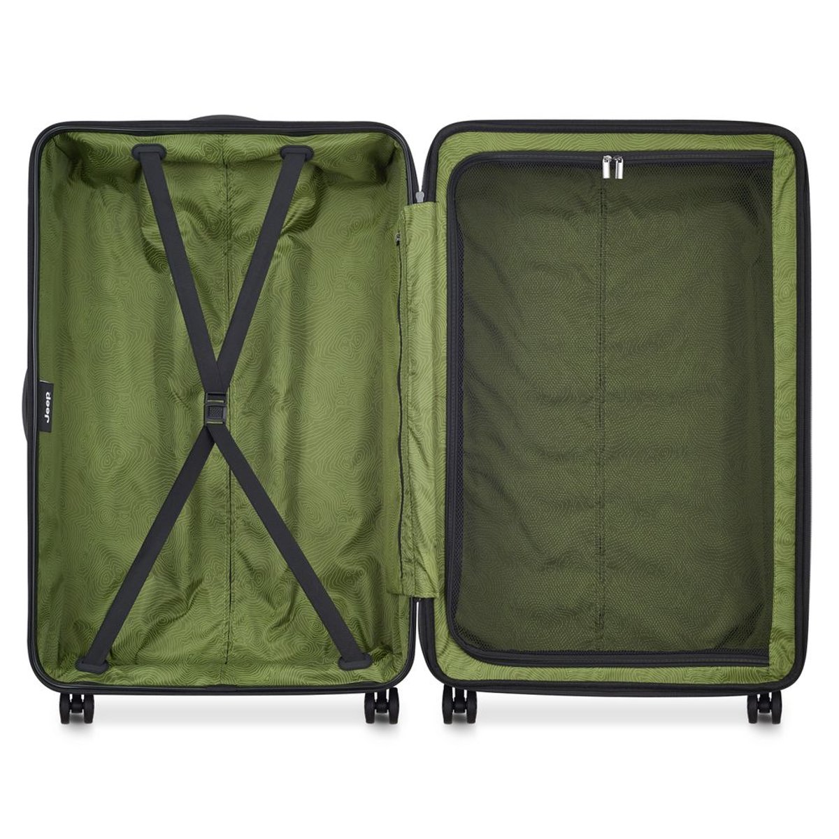 Valise XXL JH004C bruine grise, DELSEY PARIS