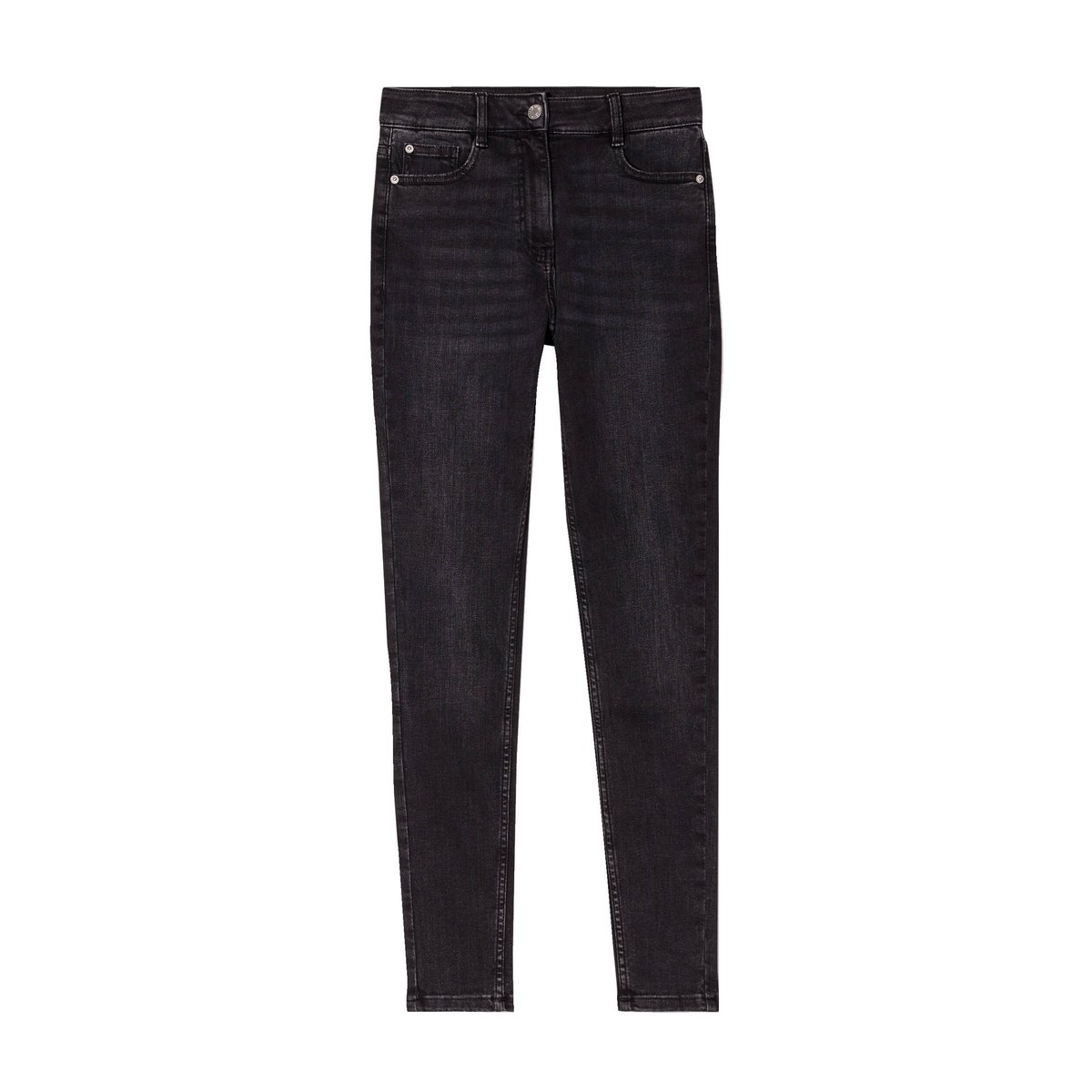 Jeans skinny taille haute denim noir, CACHE CACHE