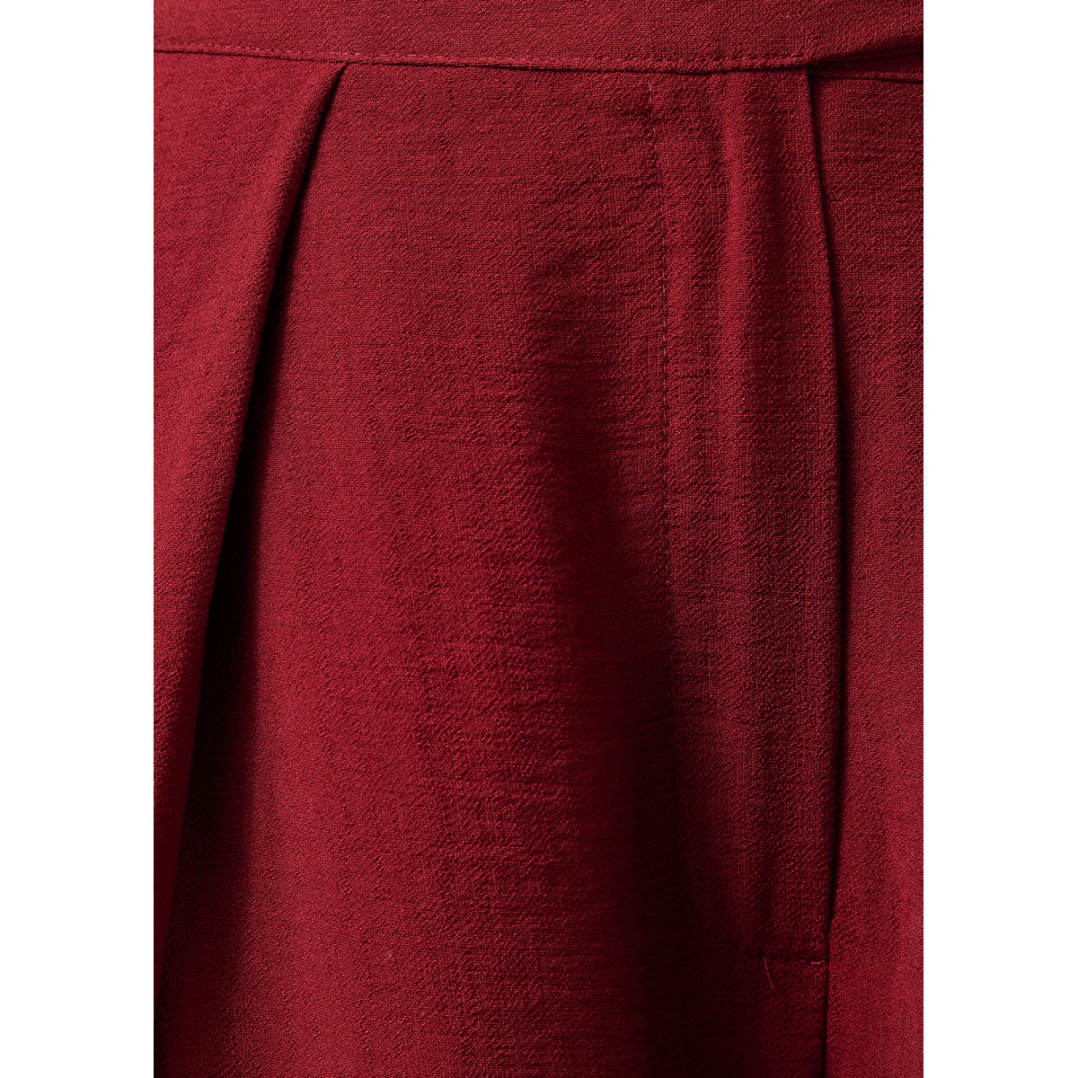 Pantalon large en jacquard mahogany, LA FEE MARABOUTEE
