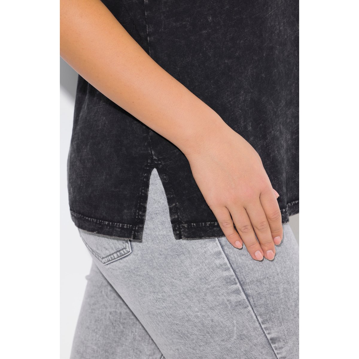 T-shirt noir, ULLA POPKEN