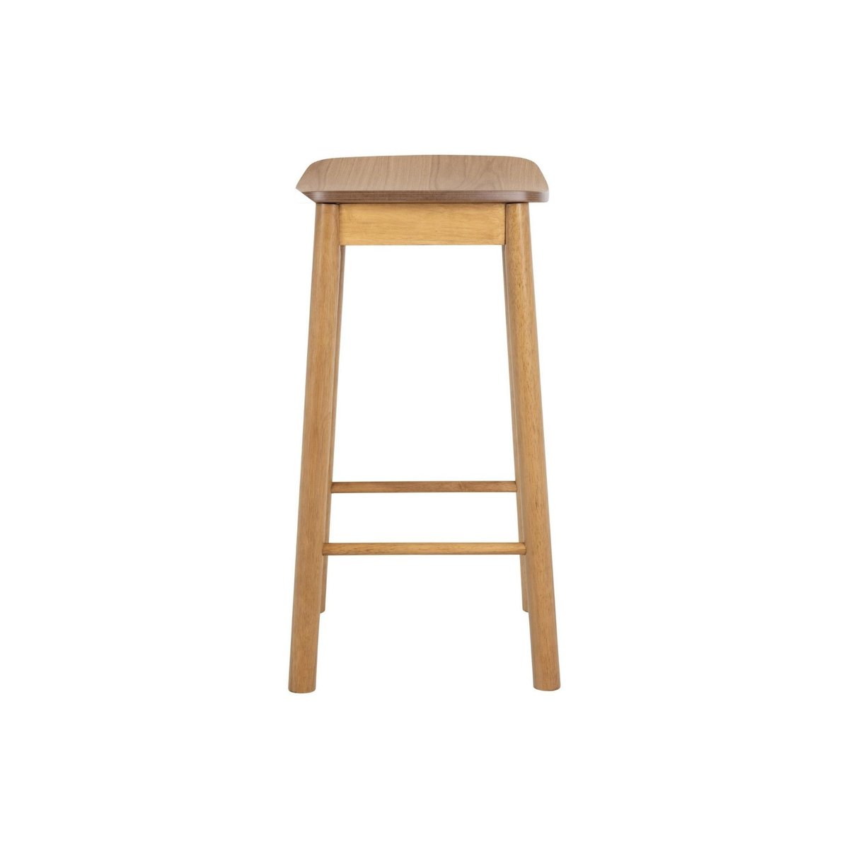 Tabourets de bar en bois naturel (lot de 2) - IZIA bois clair, HELLIN, DEPUIS 1862