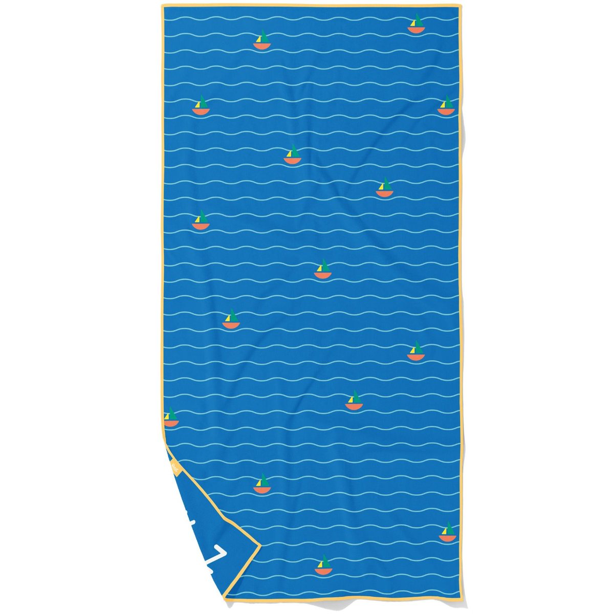 Serviette de plage 2 en 1 bleu, rouge, blanc, QUUT