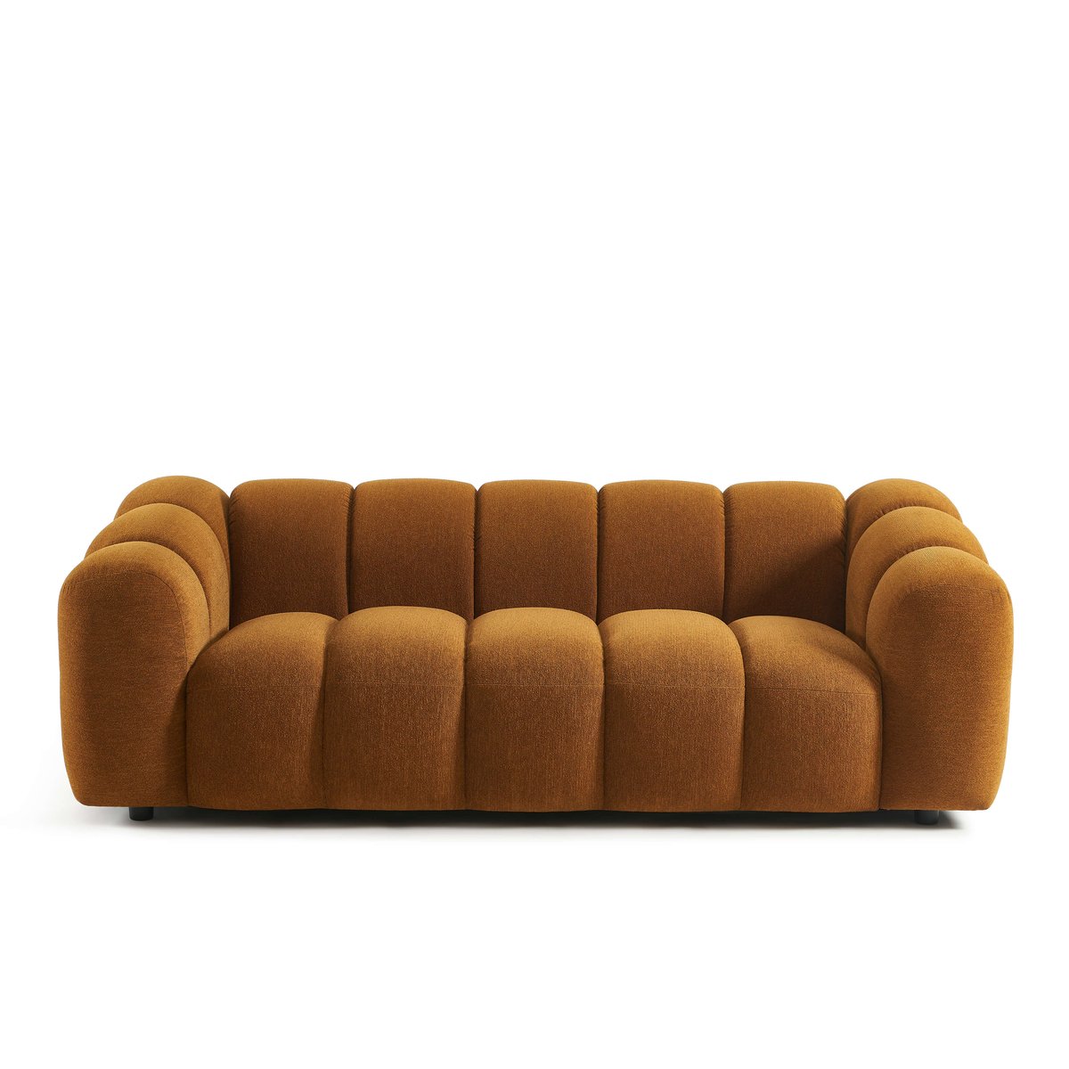 Canapé 3 places tissu tweed SUNNY bronze, SORELH