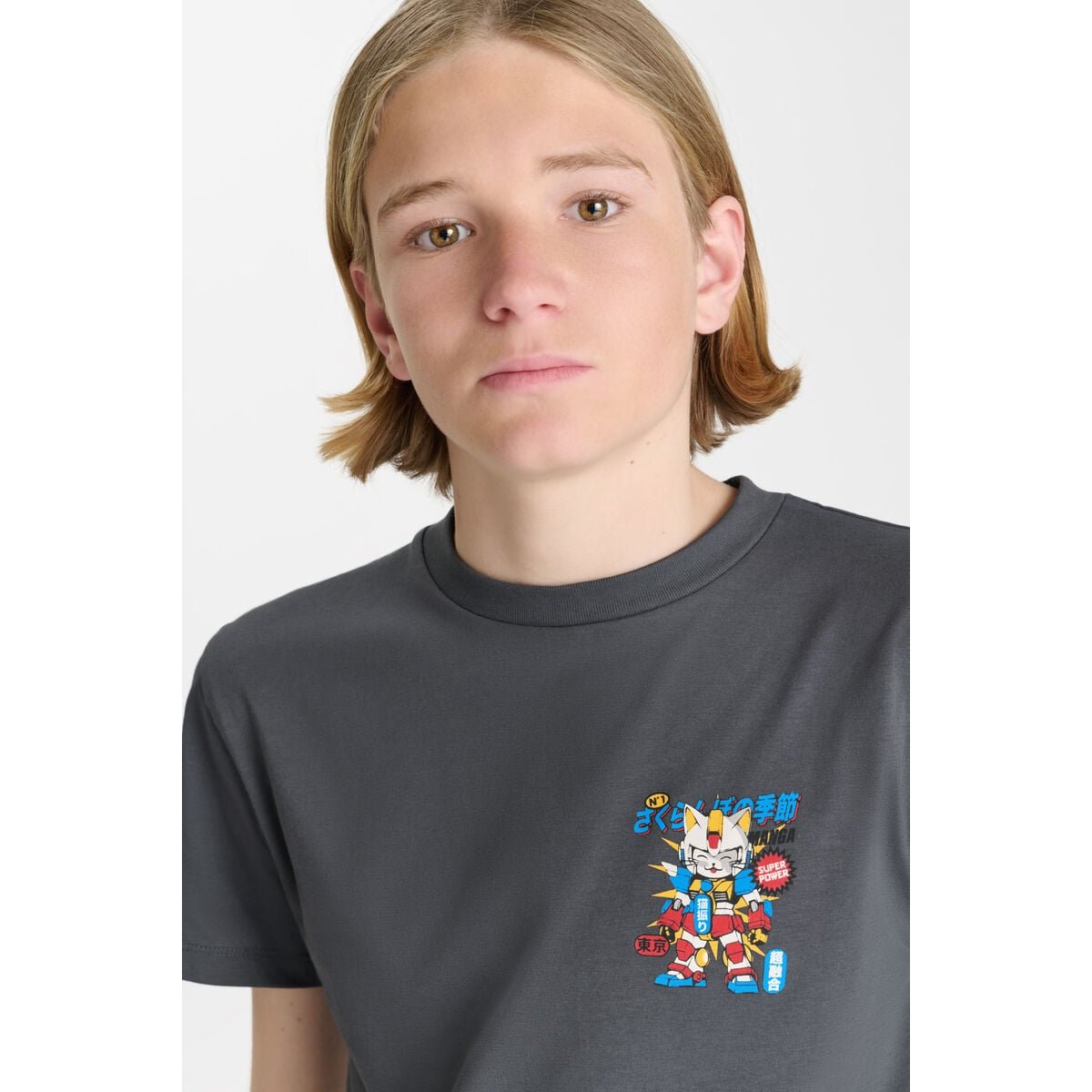 Tee-Shirt TEGABO steel, LE TEMPS DES CERISES