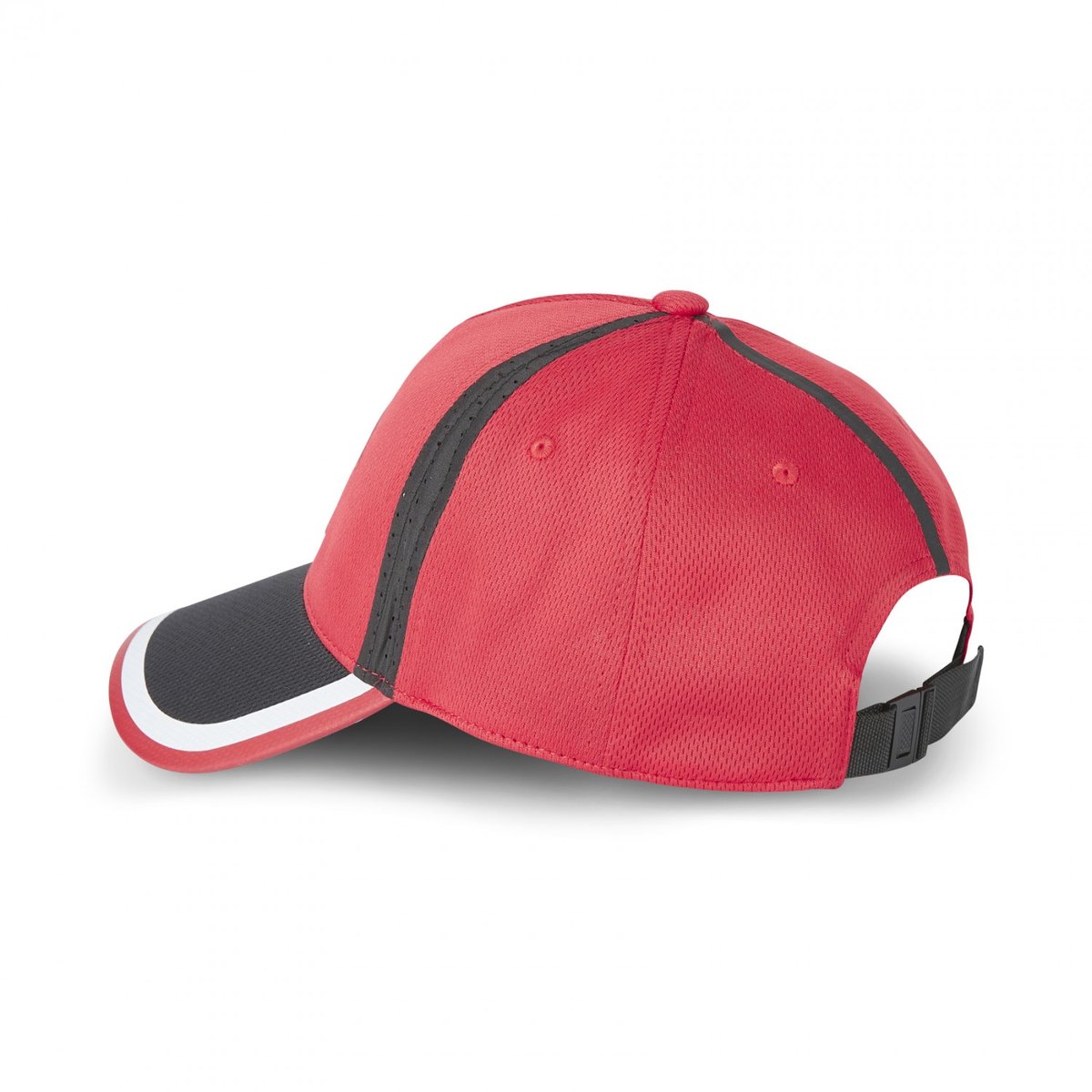 Casquette Baseball microfibre rouge/noir/blanc, UMBRO
