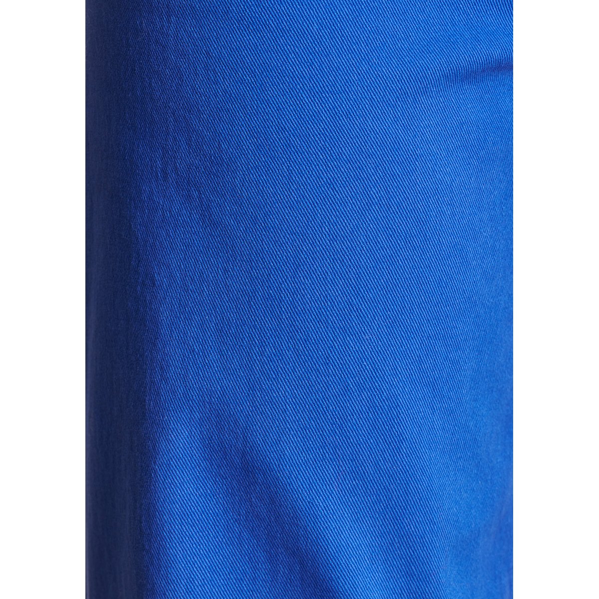 Jean flare taille haute en coton biologique bleu royal, LA FEE MARABOUTEE