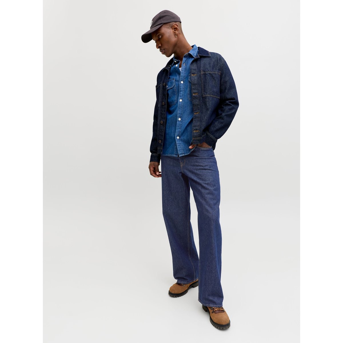 Jean À Coupe Wide blue denim, JACK & JONES