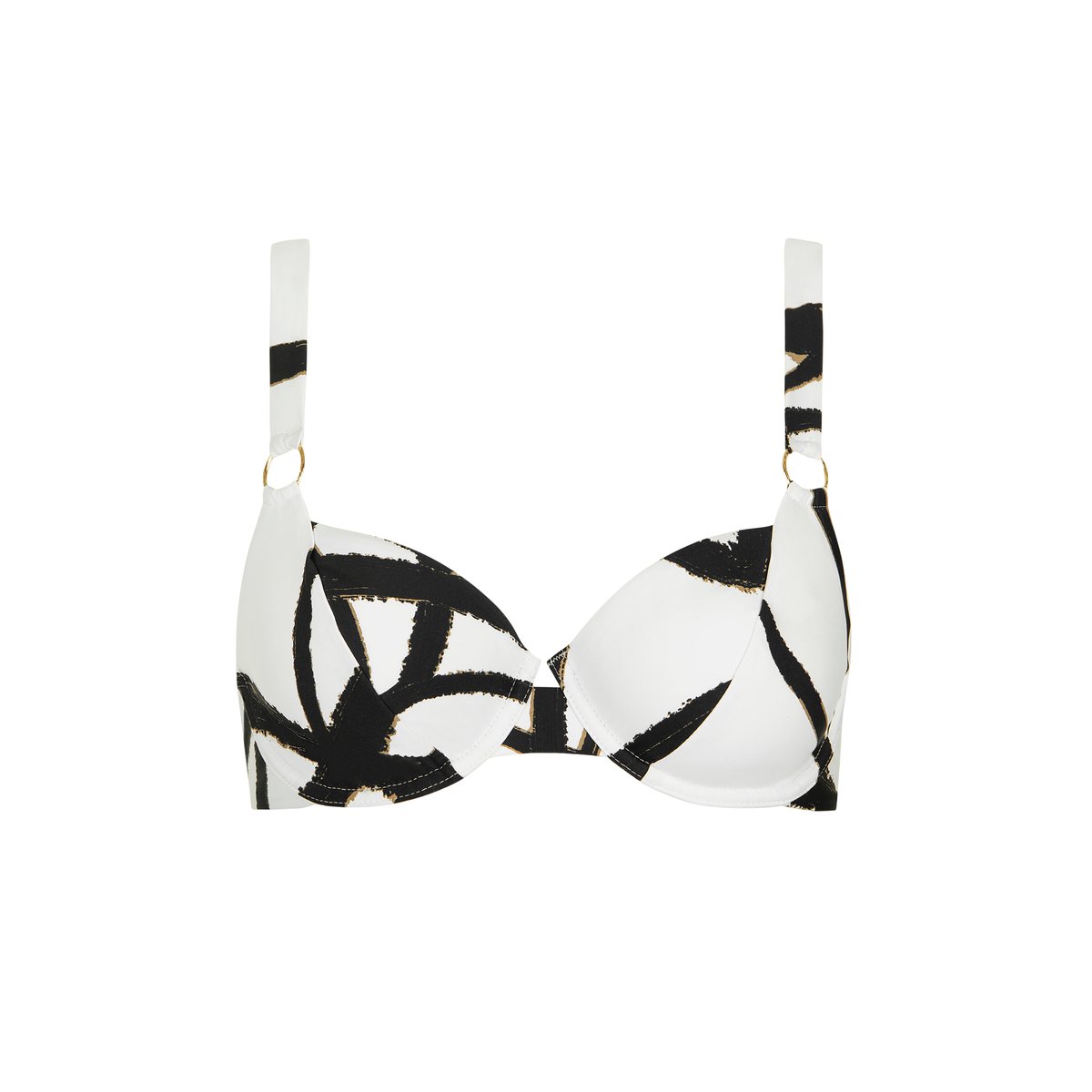 Haut maillot de bain armaturé HONOLULU blanc, LISCA
