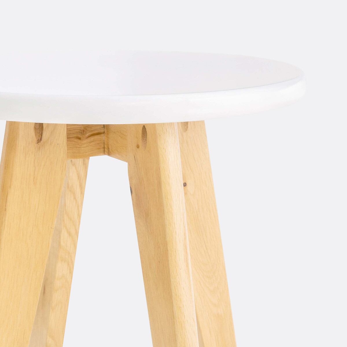 Tabouret Sabil blanc/naturel, LA REDOUTE INTERIEURS