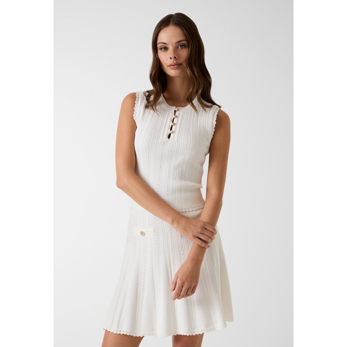 Haut En Mélange De Viscose crème, GUESS