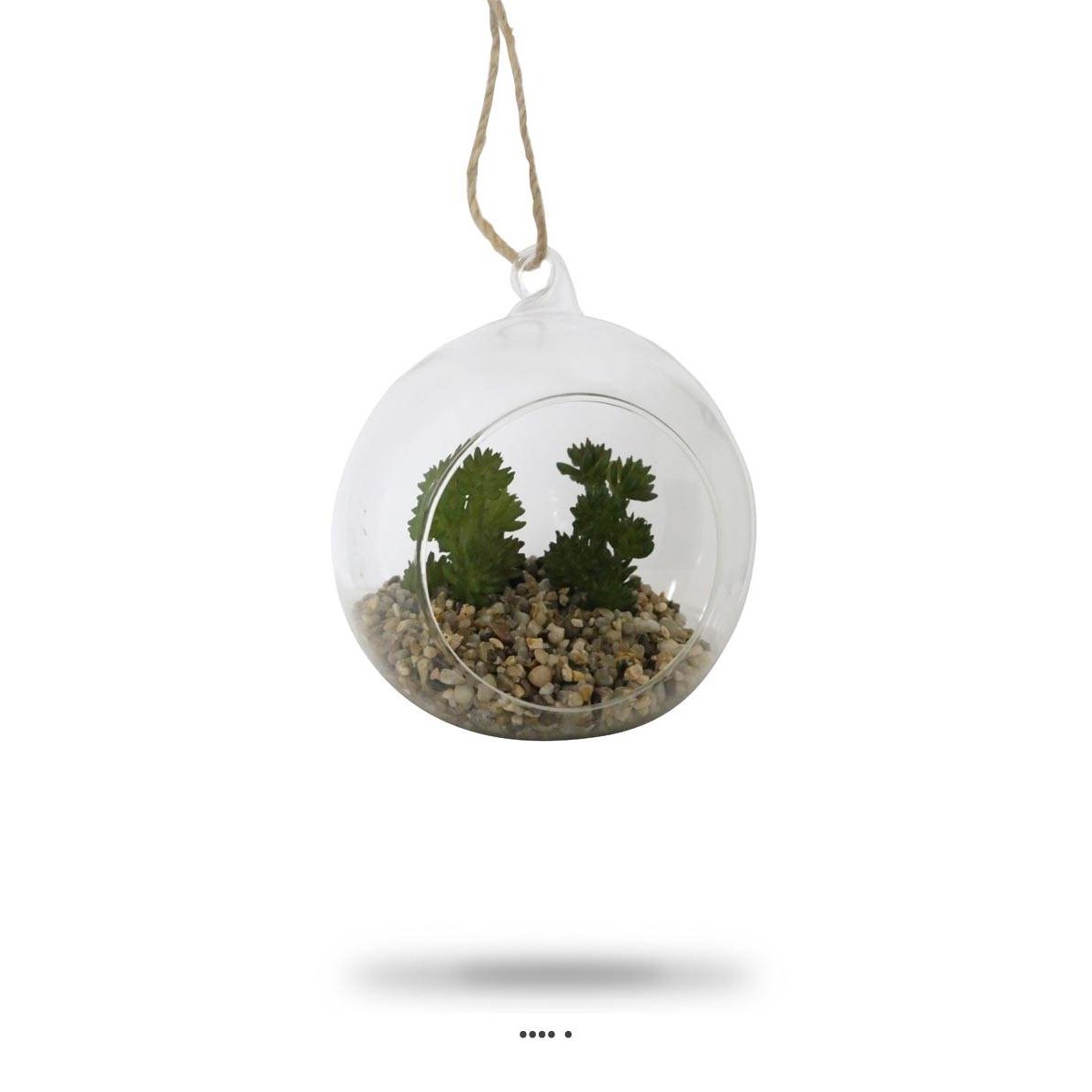 Lierre artificiel Hedera Helix en chute L 120 blanc-vert, ARTIFICIELLES