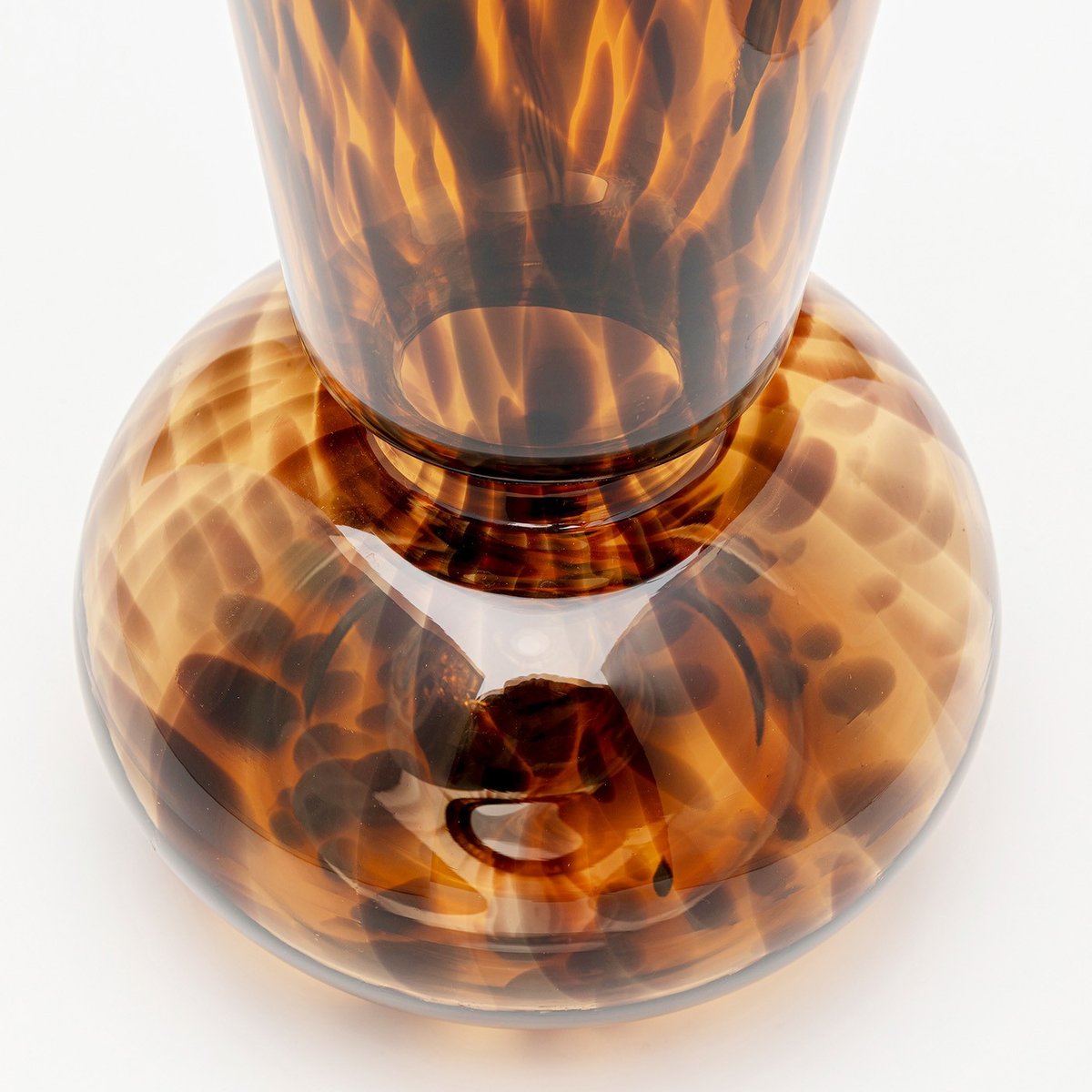 Vase en verre, CARAMEL marron, KARE DESIGN