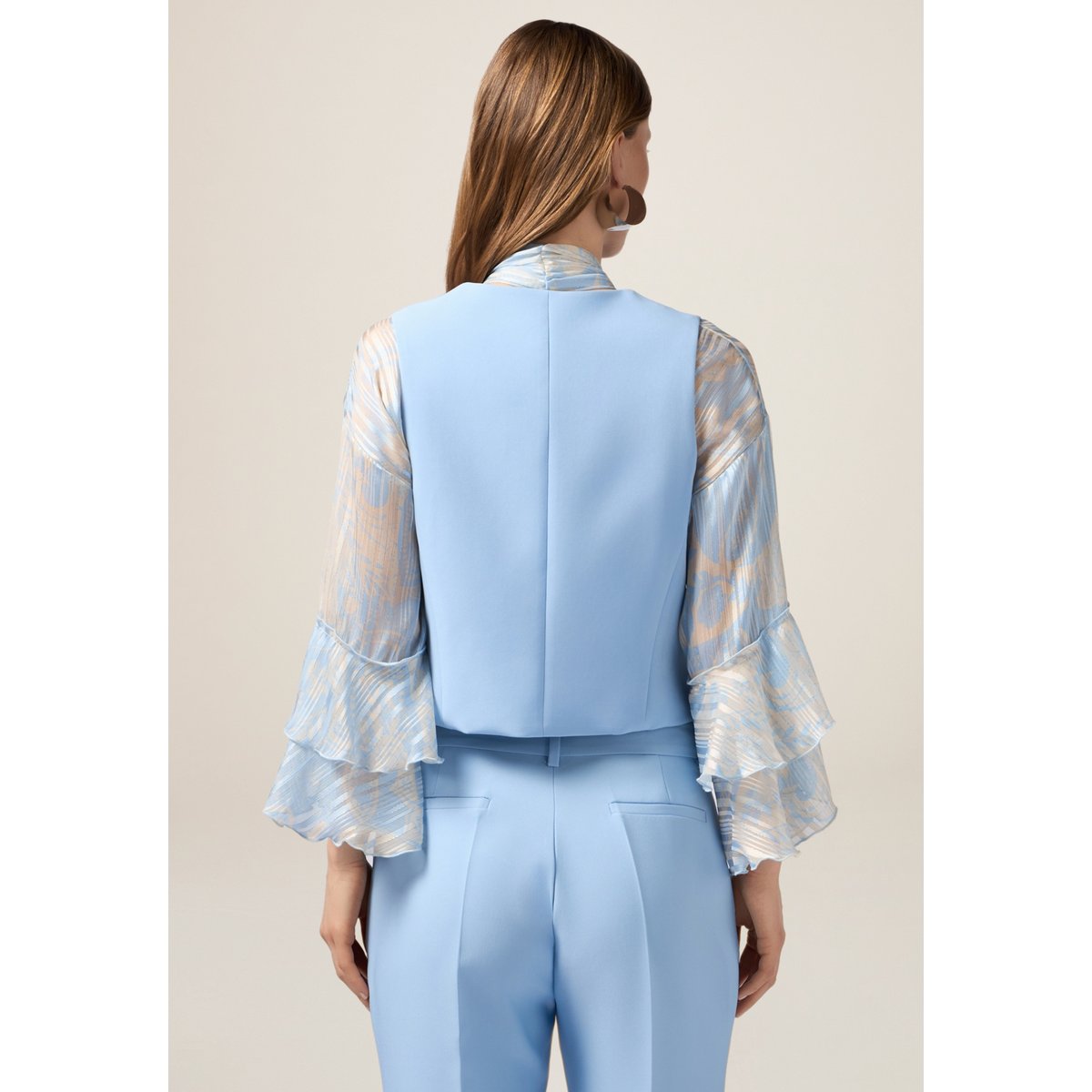 Gilet en tissu technique light - blue, OLTRE