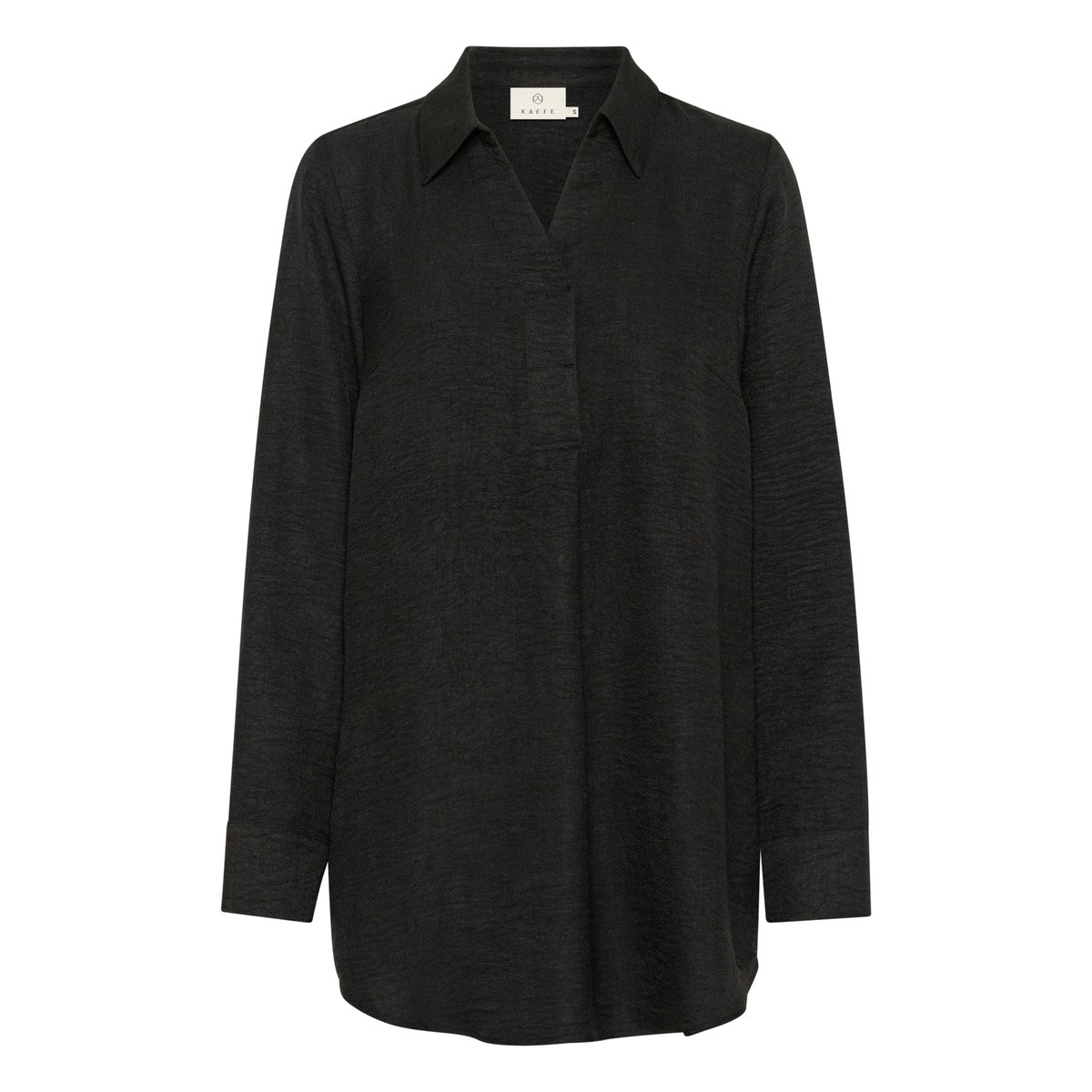 Tunic noir black deep cc, KAFFE