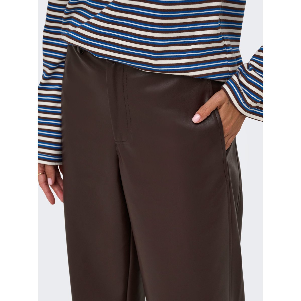 Pantalon Classique chocolate torte, ONLY