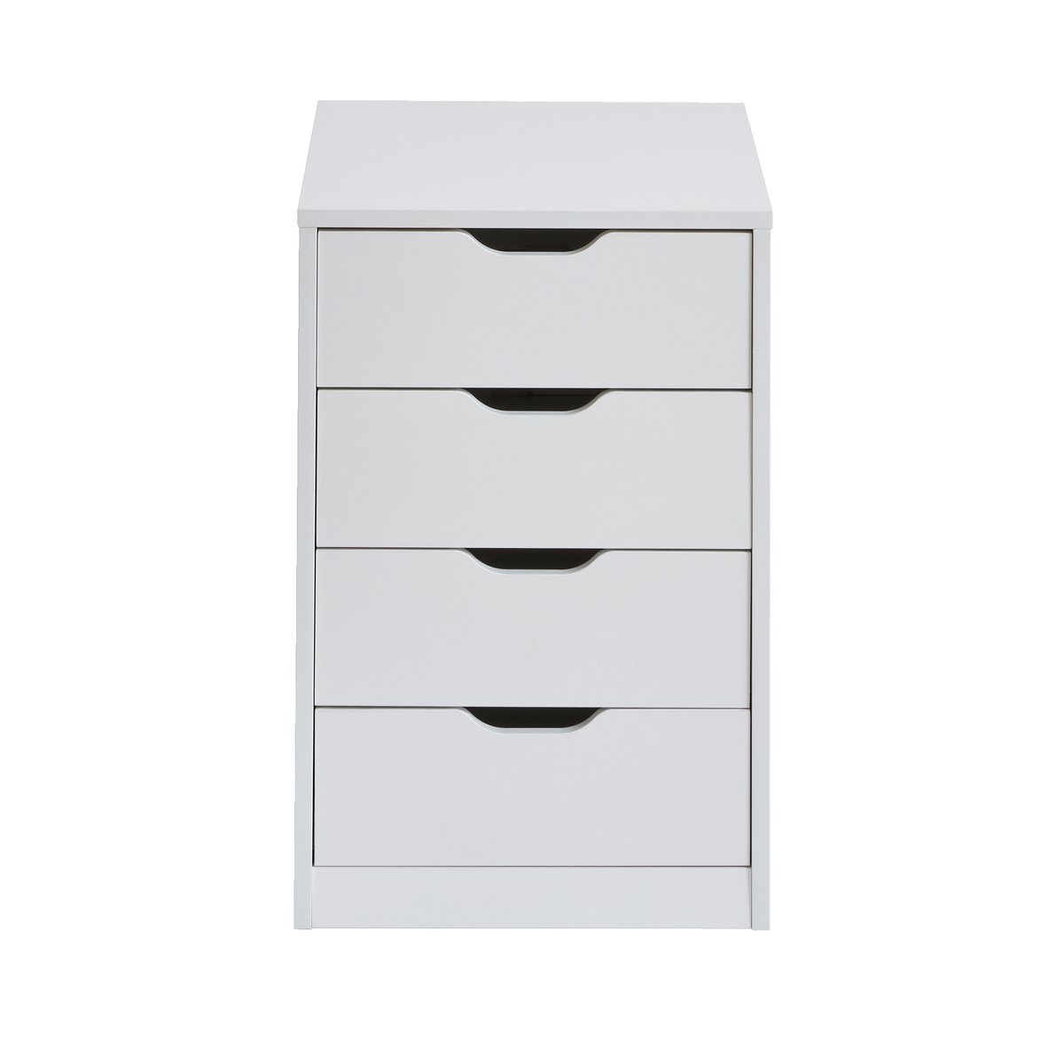 Caisson de bureau 4 tiroirs blanc, VERTBAUDET