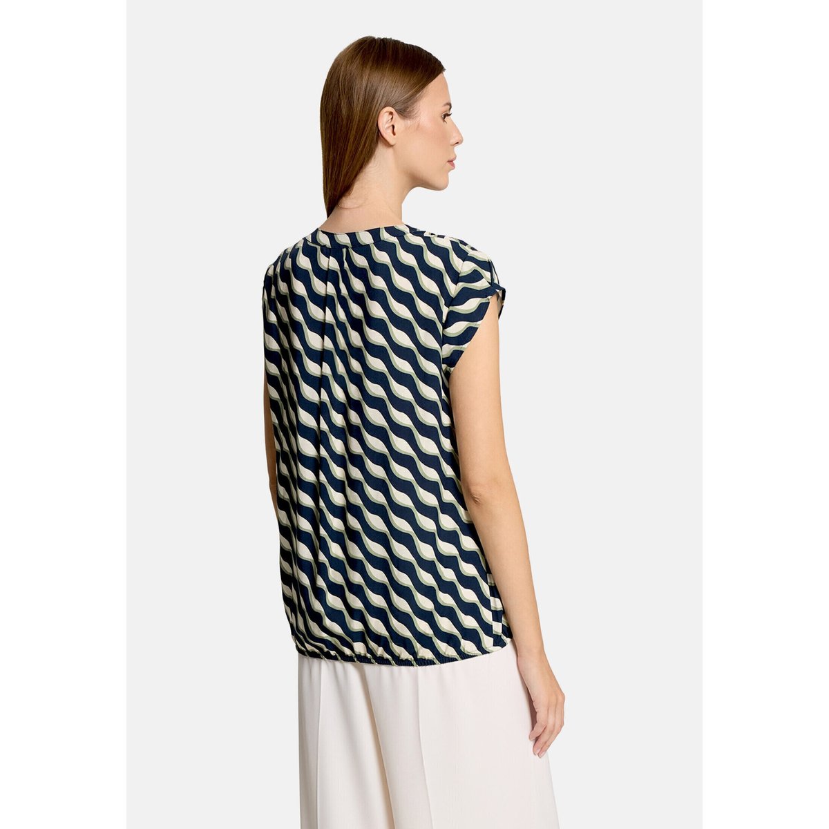 Tunique manches courtes dark blue/green, BETTY BARCLAY