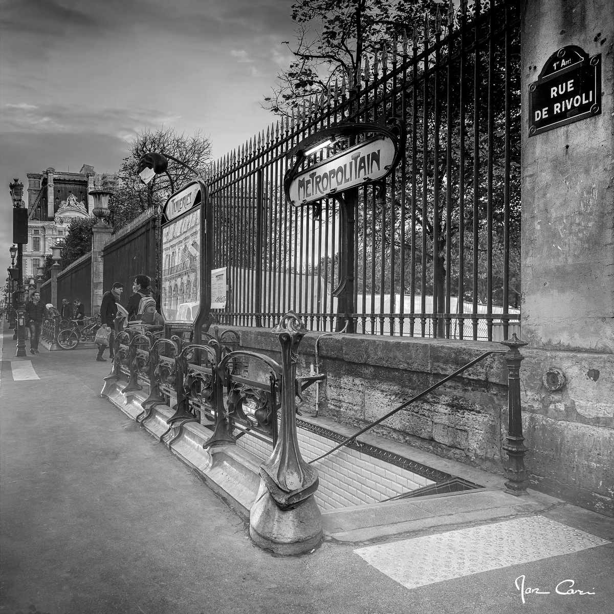 Tableau Mural Rue De Rivoli Paris CONTEMPORAIN URBAIN tableau en verre, CEANOTHE