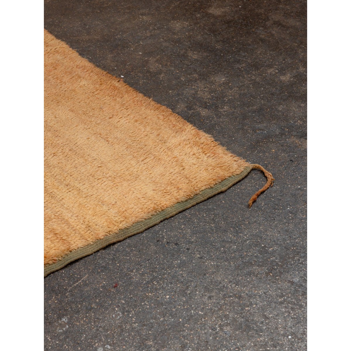 Grand tapis orange et vert en laine Olivier N°26 - Bon état orange, DEBONGOUT