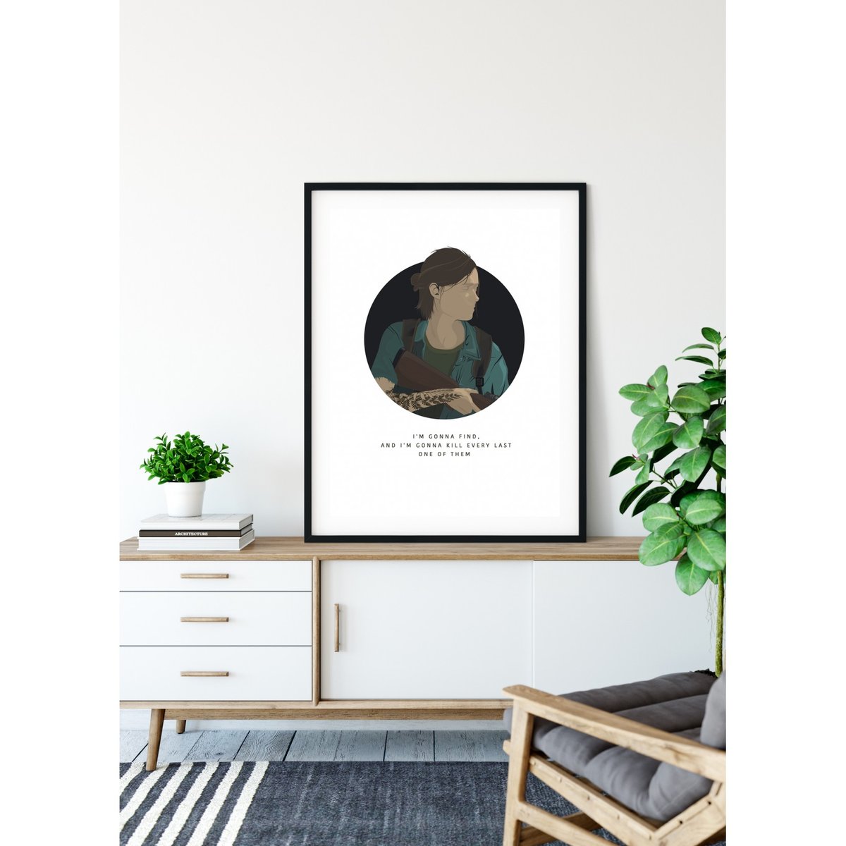 Affiche Ellie blanc, L'AFFICHERIE