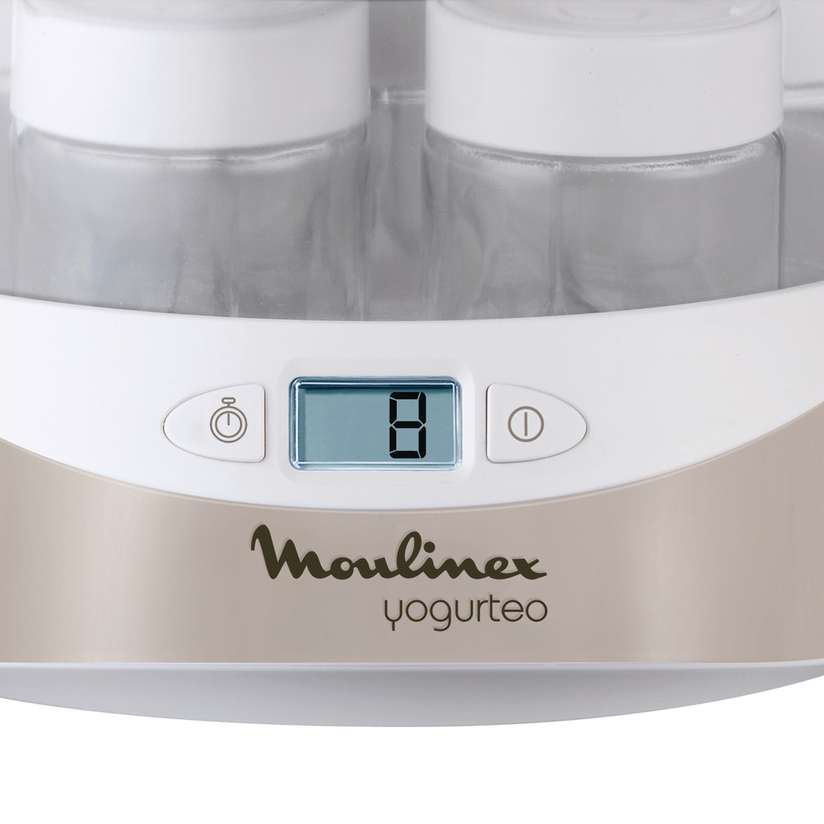 Yaourtière Yogurteo 7 pots YG231E32 silver, MOULINEX