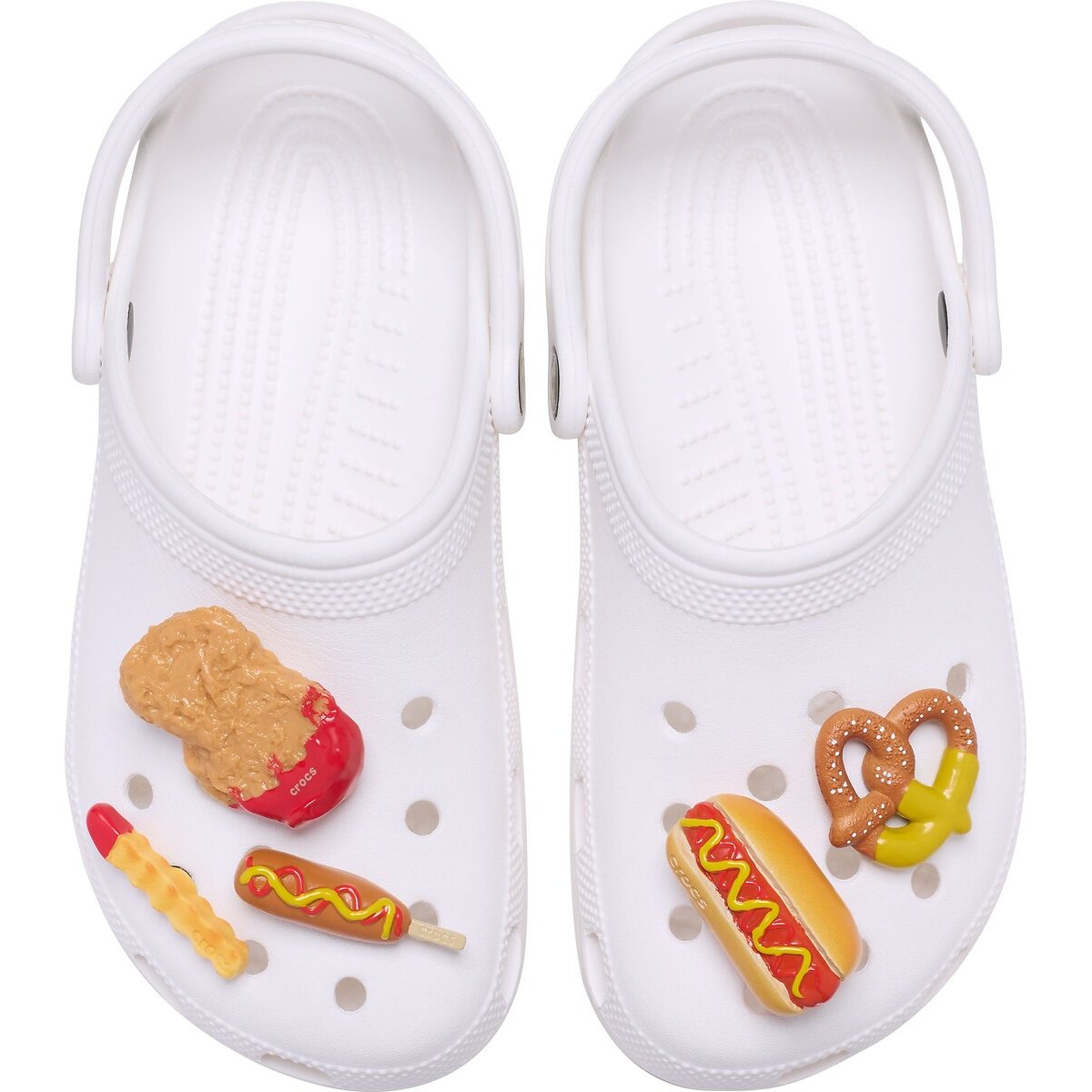 Confezione di 5 Jibbitz Junk Food multicolore, CROCS