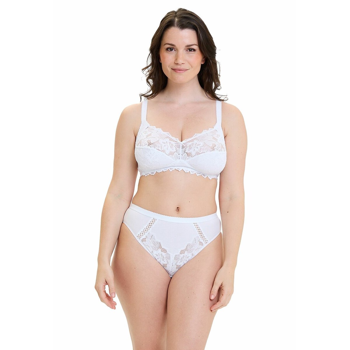 Reggiseno senza ferretti COTON D'ARUM bianco, SANS COMPLEXE