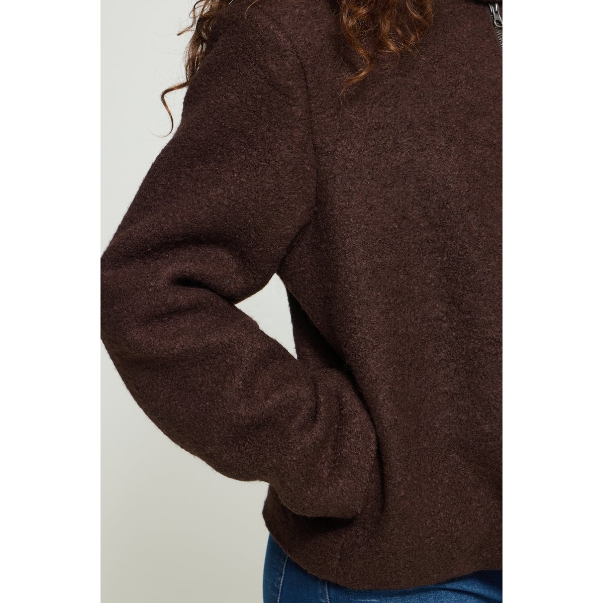 Veste d'extérieur marron molé, ICHI