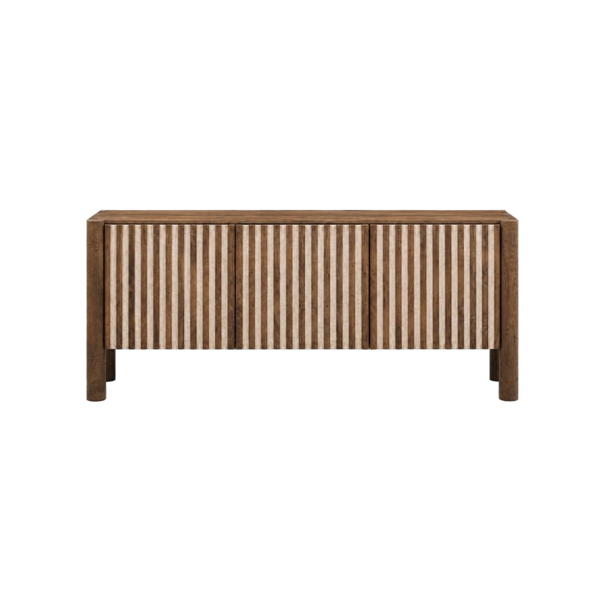 Buffet en bois de manguier ZENA bois foncé, MADE IN MEUBLES